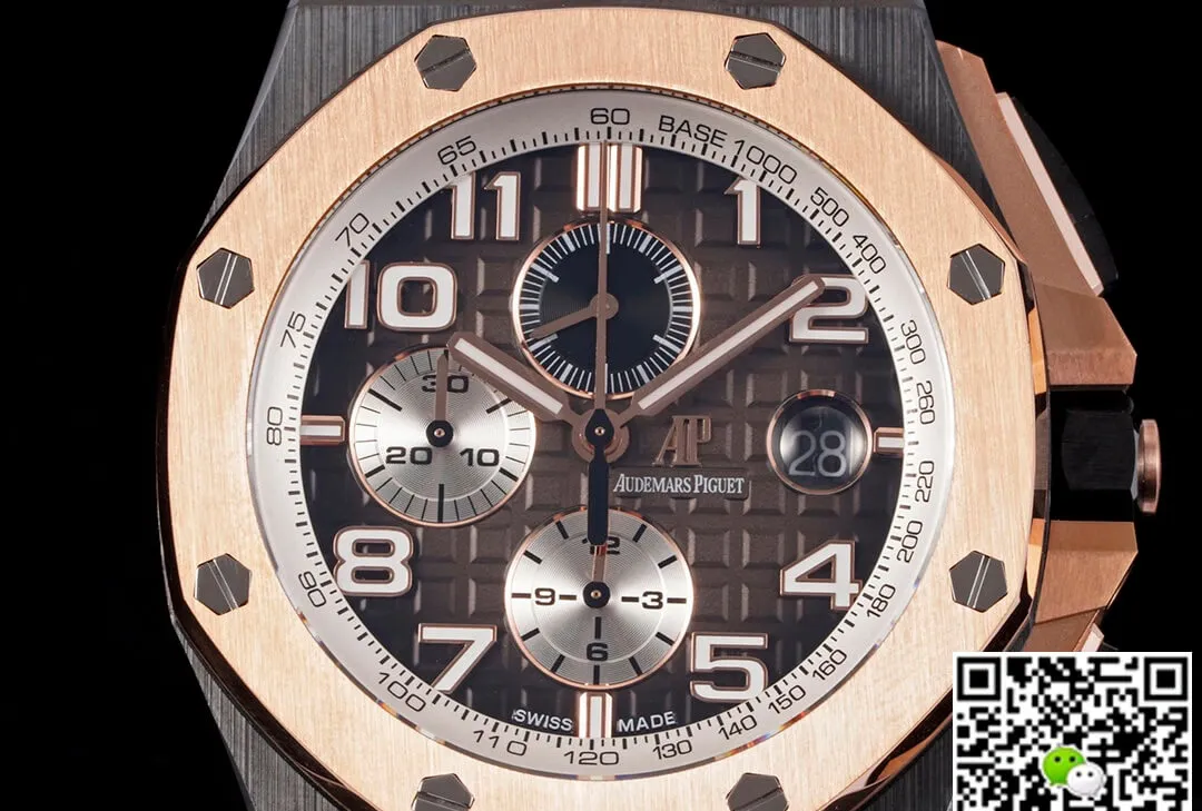 Audemars Piguet Royal Oak Offshore 26405NR.OO.A002CA.01 RS Factory 1:1 Best Edition Replica Watch Rose Gold Bezel